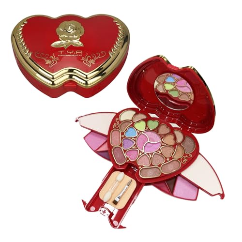 Lidschatten Palette, Shimmer Smoky Eyeshadow Palette, Matte Glitter Eyeshadow Make-up-Palette, Hochpigmentierten Buntes Langlebiger Makeup Revolution Lidschatten For Beginners Cosmetics von CHSEEO