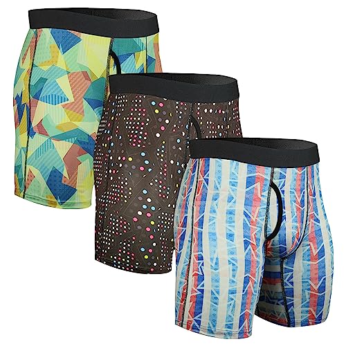 CHUAKIN Boxershorts Herren 3er Pack Unterwäsche Unterhosen mit Weicher Passform Männer Boxershorts von CHUAKIN