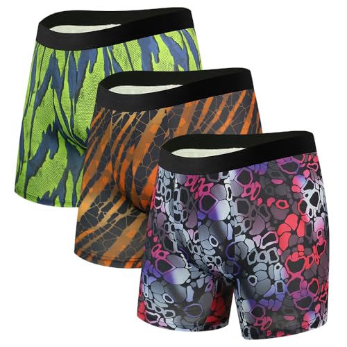 CHUAKIN Herren-Boxershorts, schnelltrocknend, leistungsstark, kühlend, atmungsaktiv, Sport, Herren, Boxershorts, 3 Stück CHUAKIN Herren-Boxershorts, schnelltrocknend, leistungsstark, kühlend, atmungsaktiv, Sport, Herren, Boxershorts, 3 Stück von CHUAKIN