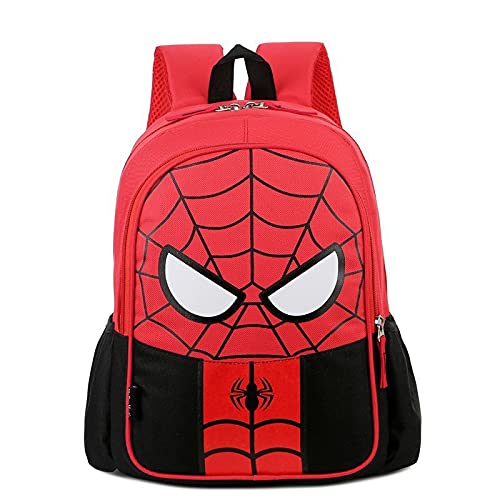 CHUANGOU Rucksack Spiderman Kinderrucksack Schultasche Kindergarten verstellbar Taschen Grundschule Jungen Mädchen Buch Rucksack von CHUANGOU