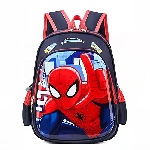 Spiderman Kinder-Rucksack， Wasserdichte 3D-Tasche, Super Hero 3D-Rucksack Rucksack Taschen für Kinder Camping Wandern. von CHUANGOU