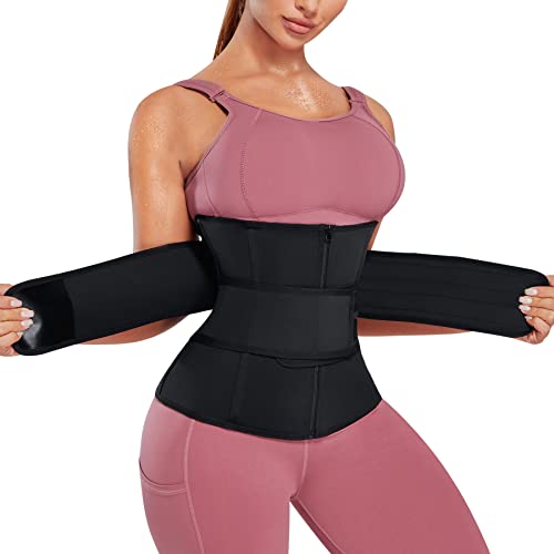 CHUMIAN Korsett Damen Waist Trainer Taillenformer Bauchweggürtel Taille Cincher Body Shaper Sportgürtel von CHUMIAN