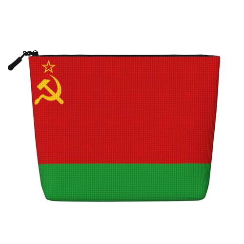 CHUNMINW Kosmetiktasche für Damen, Motiv: Flagge von Belarus, Reißverschluss, Make-up-Tasche, Reise-Kosmetiktasche, Organizer, wasserdicht, Schwarz, Einheitsgröße CHUNMINW Kosmetiktasche für Damen, Motiv: Flagge von Belarus, Reißverschluss, Make-up-Tasche, Reise-Kosmetiktasche, Organizer, wasserdicht, Schwarz, Einheitsgröße von CHUNMINW