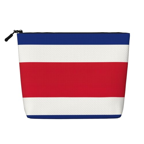 CHUNMINW Kosmetiktasche für Damen, Motiv: Flagge von Costa Rica, Reißverschluss, Make-up-Tasche, Reise-Kosmetiktasche, Organizer, wasserdicht, Schwarz, Einheitsgröße CHUNMINW Kosmetiktasche für Damen, Motiv: Flagge von Costa Rica, Reißverschluss, Make-up-Tasche, Reise-Kosmetiktasche, Organizer, wasserdicht, Schwarz, Einheitsgröße von CHUNMINW