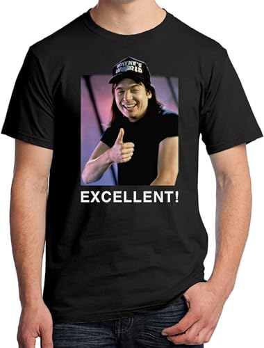 Waynes World Excellent T Shirt 90'S Movie Men's Mike Myers Size XXL Waynes World Excellent T Shirt 90'S Movie Men's Mike Myers Size XXL von CHUNZHU