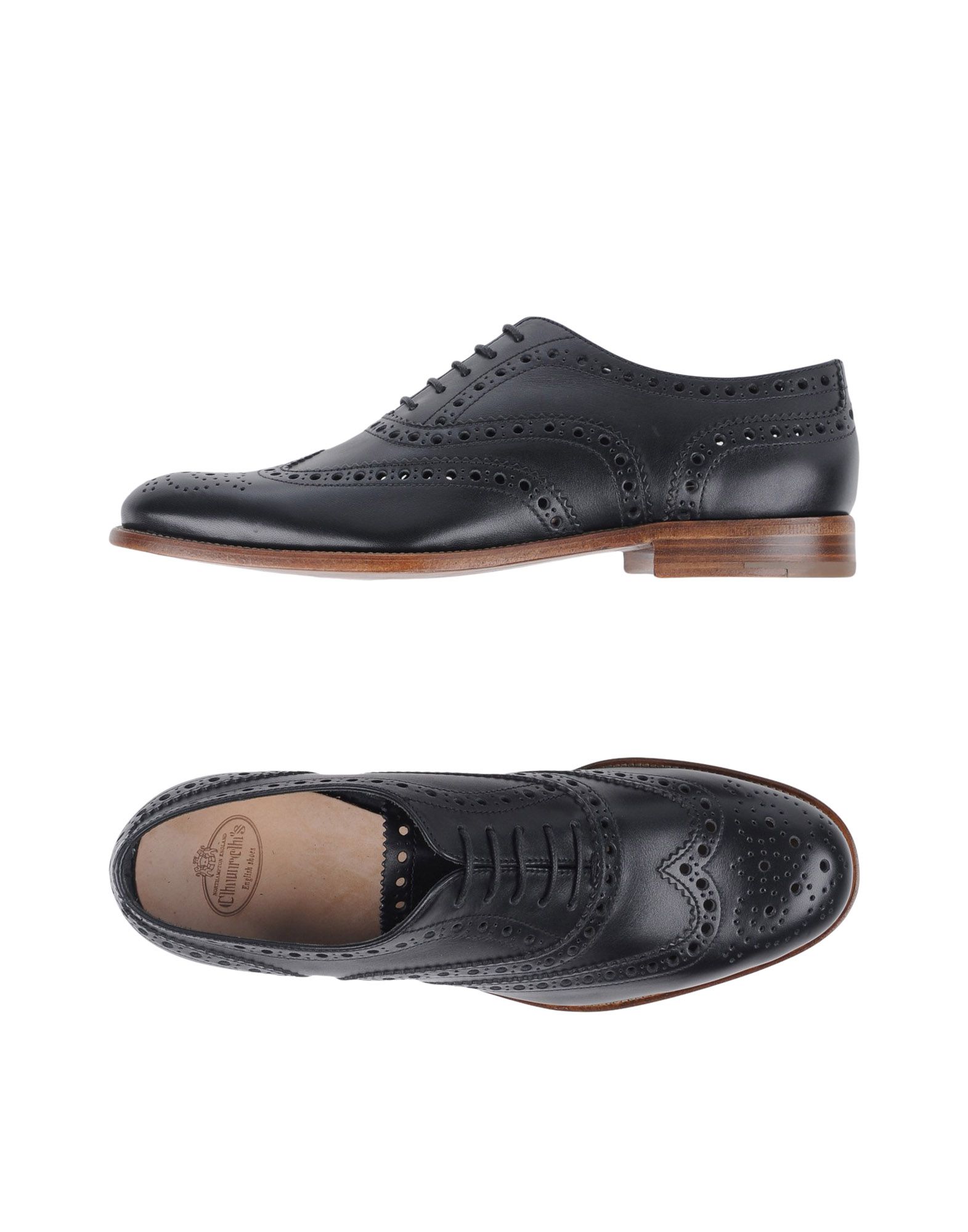 CHURCH'S Schnürschuh Damen Schwarz von CHURCH'S
