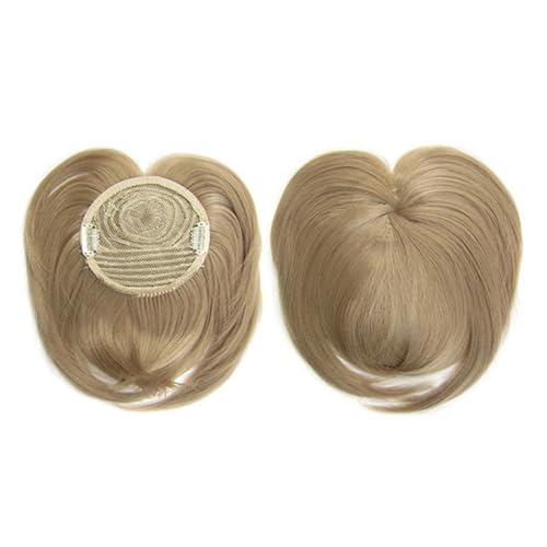 Bang Perücke, Synthetische Perücken mit Chemiefaser-Clip-in-Pony for Damen, natürliche Haarteile mit Haaraufsatz, kein Kleber erforderlich, Haarverlängerung,Perücken mit Pony(Bangs5) von CHURICH-E