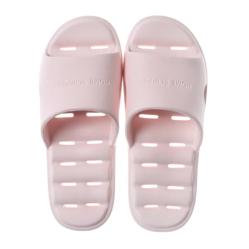 CHURICH-E Slides, Badezimmer Hausschuhe Frauen Männer Hohl Innen Haushalt,Hausschuhe(Pink,38 EU) von CHURICH-E