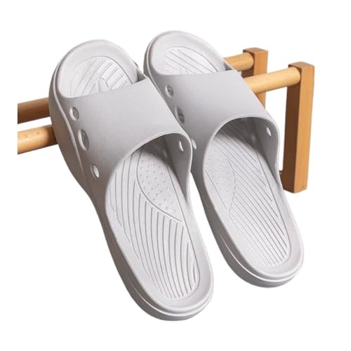 CHURICH-E Slides, Sommer-Hausschuhe for Damen – Weiche Indoor-/Outdoor-Slides for Damen & Herren,Hausschuhe(Gray,40 EU) von CHURICH-E