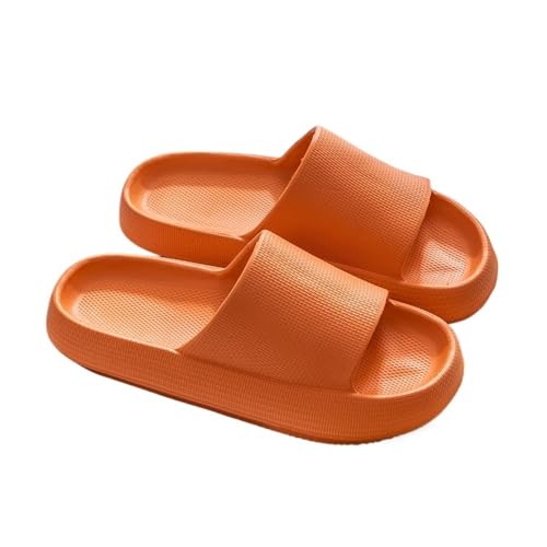CHURICH-E Slides, Women's Sandals for Shower, Pool and Indoor and Outdoor Use,Hausschuhe(Orange,38 EU) von CHURICH-E