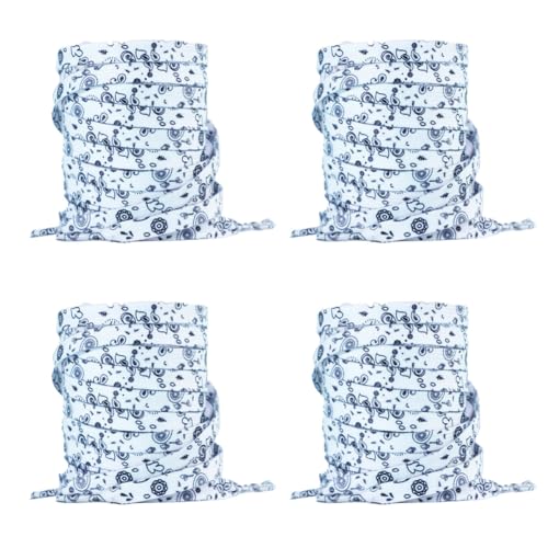 CHUYIX Schnürsenkel 4 Paar 120CM lang flache Dicke Reißfeste schuhbändermit Erwachsene Kinder binden bedruckte farbige Universal Ersatz Schnürsenke für Turnschuhe Freizeitschuhe Lederschuhe gummi CHUYIX Schnürsenkel 4 Paar 120CM lang flache Dicke Reißfeste schuhbändermit Erwachsene Kinder binden bedruckte farbige Universal Ersatz Schnürsenke für Turnschuhe Freizeitschuhe Lederschuhe gummi von CHUYIX