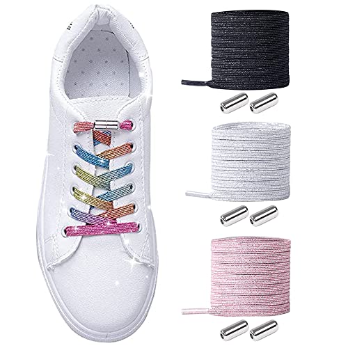 CHYEEH Elastische Schnürsenkel | Universeller Ohne Binden Flach Gummischnürsenkel mit Schnellverschluss/Gummi Schuhbänder Einstellbare mit Metallverschluss - Kinder Binden Keine Schnürsenkel Mehr CHYEEH Elastische Schnürsenkel | Universeller Ohne Binden Flach Gummischnürsenkel mit Schnellverschluss/Gummi Schuhbänder Einstellbare mit Metallverschluss - Kinder Binden Keine Schnürsenkel Mehr von CHYEEH