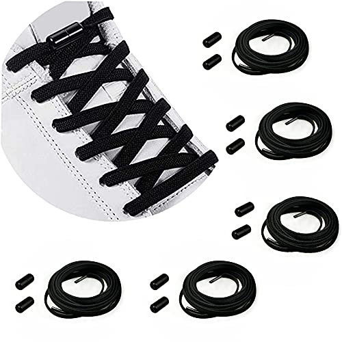 CHYEEH Elastische Schnürsenkel Ohne Binden für Kinder | Gummi Schnürsenkel Mit Metallkapsel, Elastisch, Flach, Schnellverschluss, Schuhbänder für Sneaker von CHYEEH