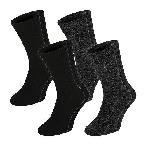 CHiLI Lifestyle Socks 4 Paar Alpaka Socken. Unisex - warme Alpaka Socken Herren 43-46 Alpaka Socken Damen 39-42 dicke Alpakasocken Wintersocken. Socken aus Alpaka-Wolle Damen Herren, Größe:39/42 von CHiLI Lifestyle Socks