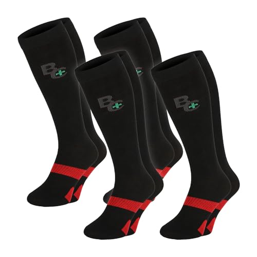 CHiLI Lifestyle Socks 4 Paar Kompressionssocken Herren Damen, Kompresssionsstrümpfe für den Alltag und Büro Regeneration, Größe:43/46 von CHiLI Lifestyle Socks