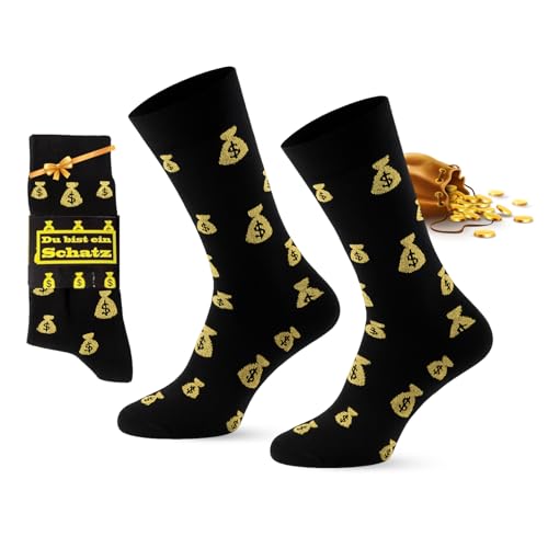 Chili Lifestyle Socks Lustige Motivsocken, Geschenksocken witzige Spruch Banderole, recycelte Baumwolle, 1 Paar, bunt 36-40 / 41-45 von CHiLI Lifestyle Socks