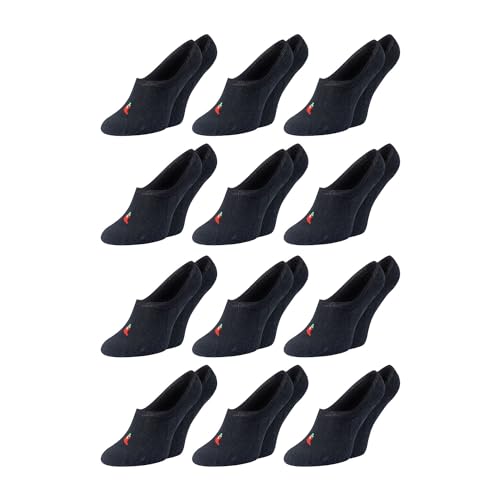 Chili Lifestyle FOOTIES Füßlinge, invisible Socken mit Siliconpad, 12 Paar, weiß oder schwarz, 39-42 / 43-46 von CHiLI Lifestyle Socks