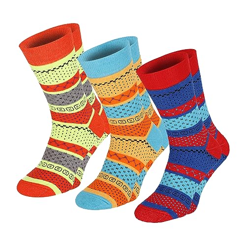 Chili Lifestyle THERMO FASHION bunte Thermosocken 3 Paar super warme Wintersocken Damen Herren 35-38 / 39-42 / 43-46 von CHiLI Lifestyle Socks