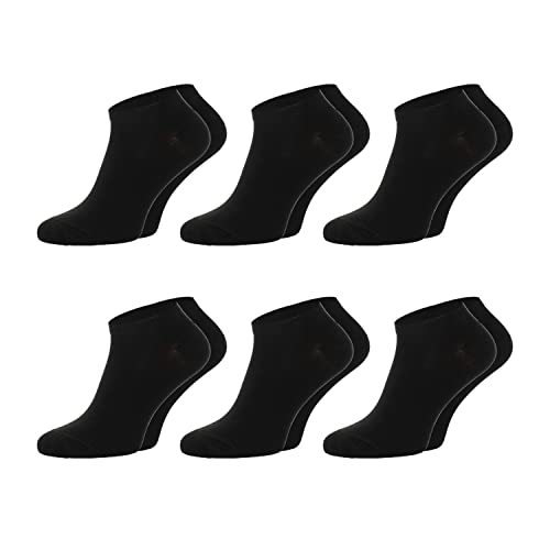 ChiliLifestyle Bambus Sneaker, 6 Paar, für Damen und Herren, Sport und Freizeit, AntiSmell, SuperSoft, atmungsaktiv, designed in Germany von CHiLI Lifestyle Socks