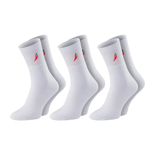 ChiliLifestyle Socken Tennis Sport, 3 Paar, Herren, Damen, Sport, Freizeit, Baumwolle, farbig, bunt von CHiLI Lifestyle Socks