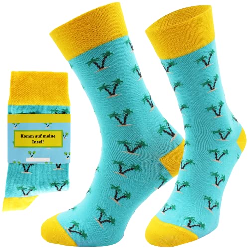 Chili Lifestyle Socks Lustige Motivsocken, Geschenksocken witzige Spruch Banderole, recycelte Baumwolle, 1 Paar, bunt 36-40 / 41-45 von CHiLI Lifestyle Socks