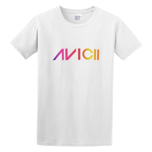 Men's T-Shirt Feel Soft New Dj Avicii Tim Bergling Logo Clothing Crew-Neck t-Shirt White M Men's T-Shirt Feel Soft New Dj Avicii Tim Bergling Logo Clothing Crew-Neck t-Shirt White M von CIACLE PET