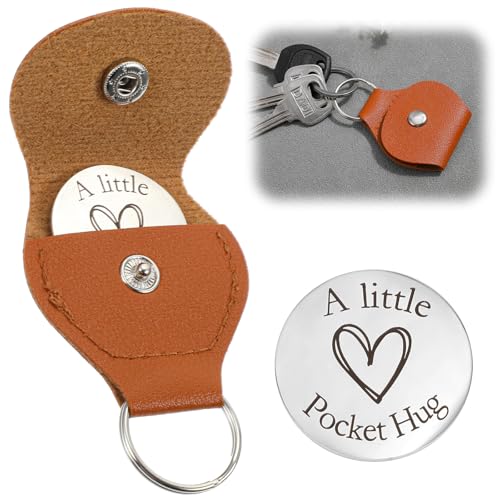 CIATBYYJ Tasche Umarmung Token mit Edelstahl-Schlüsselanhänger inspirierendes Geschenk für Familie, Liebhaber CIATBYYJ Tasche Umarmung Token mit Edelstahl-Schlüsselanhänger inspirierendes Geschenk für Familie, Liebhaber von CIATBYYJ