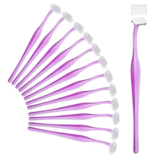 Kleine Augenbrauen-Rasierer in T-Form für Frauen, Mini-Gesichts-Rasierer, Gesichtshaarentfernung, kleines T-Form-Rasierwerkzeug für Augenbrauen, Mini-Augenbrauen-Trimm-Set für Frauen und Mädchen, 12 von CIATBYYJ