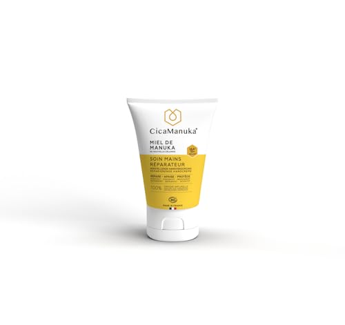 CICAMANUKA - Reparierende Handpflege mit Manuka-Honig IAA15+ -Nährt und spendet - Feuchtigkeit - Bio-zertifiziert - 50 ml von CICAMANUKA