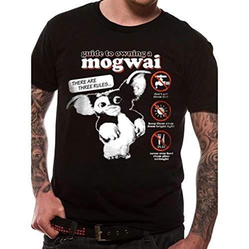 Herren Gremlins Mogwai Führer schwarzes T-Shirt: X Large von CID