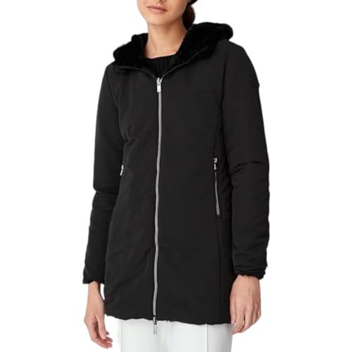 Ciesse Piumini Claire Damen Wendejacke mit Kunstfell (Asphalt), Schwarz , 36 von CIESSE PIUMINI