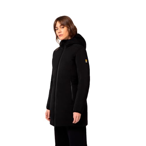 YSABEL Cappotto nero in softshell con cappuccio von CIESSE PIUMINI