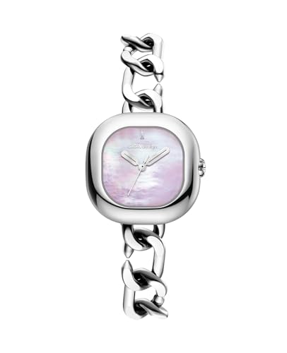 CIGA Desisn Aglaia Collection Rosa Perlmutt Zifferblatt Quarzuhr Rosa Perlmutt Zifferblatt Leuchtzeiger Stahlarmband Magnetverschluss von CIGA Design