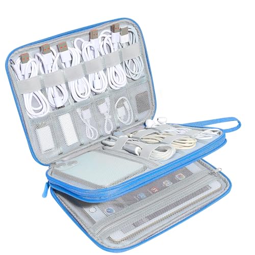 CILLA Elektronik-Organizer für Reisen, Reisekabel-Organizer, kompakte Tasche für Elektronik-Zubehör für Kabel, Kabel, Ladegerät, Telefon CILLA Elektronik-Organizer für Reisen, Reisekabel-Organizer, kompakte Tasche für Elektronik-Zubehör für Kabel, Kabel, Ladegerät, Telefon von CILLA