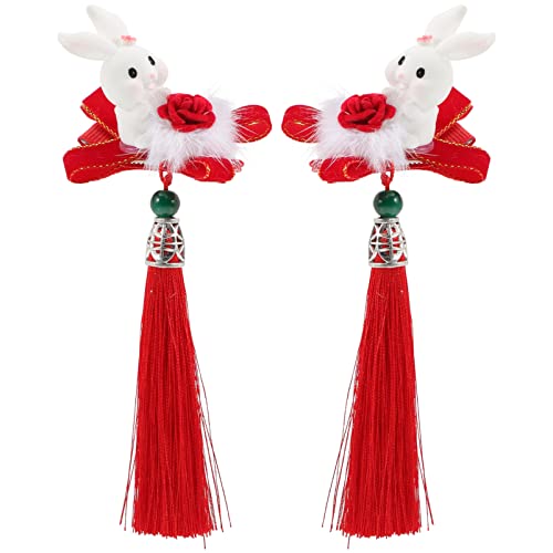 2 Stück Haarspangen Im Chinesischen Stil Hasen-design Haarnadel Haarstyling-zubehör Für Mädchen 2 Stück Haarspangen Im Chinesischen Stil Hasen-design Haarnadel Haarstyling-zubehör Für Mädchen von CIMAXIC