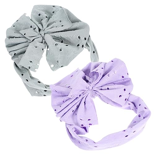 2er Satz Nylon Stirnbänder Mit Schleifen Für Babys Mädchen Neugeborene Kleinkinder Haaraccessoires Für Alltag Und Anlässe von CIMAXIC