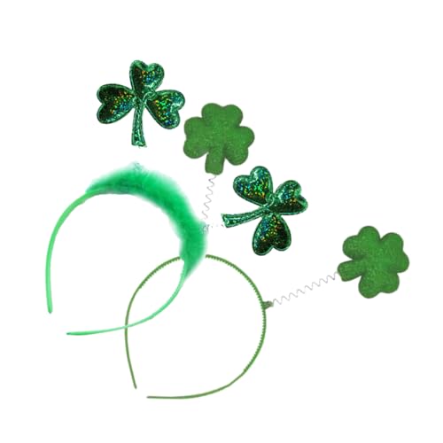 2st Irish Day Stirnbänder Irische Haaraccessoires St. Patricks Day Kopfbedeckung Irische Stirnbänder Für Frauen Haarschmuck Zum St. Patricks Day Parade-partykostüm Stirnband Bilden von CIMAXIC