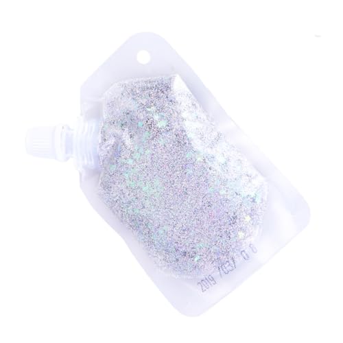 1 Klobiges Glitzer-gel-make-up Glitzerpuder Für Den Körper Paillettengel Für Den Körper Haar Glitzer Gel Make-up-pailletten-gel Glitzerndes Körpergel Lidschatten Glänzend Funkeln von CIMAXIC