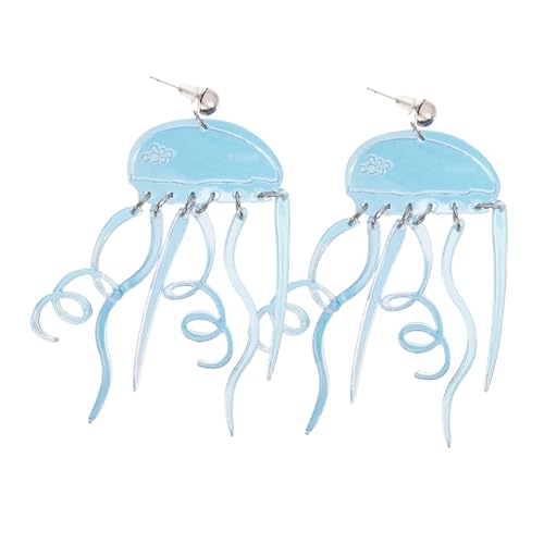 CIMAXIC 1 Paar Wunderschöne Ohrringe für Damen Kreative Jellyfish Dangle Drop Ohrringe und Auffällige Schmuckstücke Verschiedenen Farben Passend zu Jedem Outfit als für Freundinnen Mütter von CIMAXIC