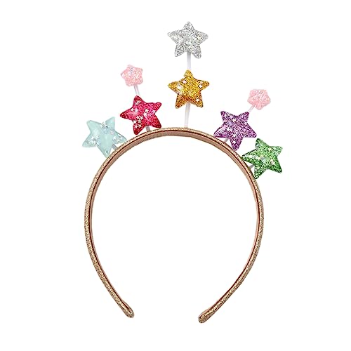 1stk Weihnachtsstirnband Star-kopf-bopper Halo-kopfschmuck Kopf Boppers Prinzessin Hochzeit Stirnband Weihnachtspailletten-stirnband Haarschmuck Mädchen Halloween Geschenk Eisen von CIMAXIC