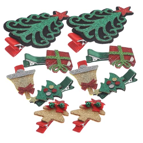 Seitlicher Haarnadelclip Mit Weihnachtsmotiven Haarschmuckstücke Für Mädchen Kinder-haarspangen Aus Metall Weihnachtshaarschmuck Zum Aufstecken von CIMAXIC