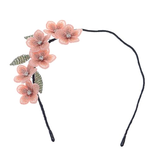 1stk Gesticktes Blumenstirnband Haarreifen Bestickte Haaraccessoires Retro-haarband Besticktes Stirnband Damen Stirnbänder Haarschmuck Braut Die Blumen Stoff Kristallperlen von CIMAXIC