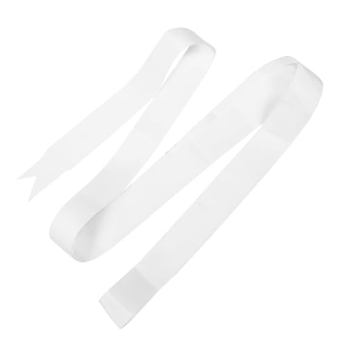 CIMAXIC 1Stück Eleganter Brautgürtel für Hochzeitskleid Stilvoller Taillengürtel mit Schleife für Frauen Schärpe für Brautjungfern Schlichte Hüftdekoration in Weiß von CIMAXIC