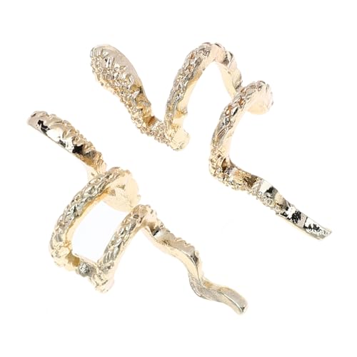 CIMAXIC 2 Stück Boho Ohrclips Damen Schlangenform Kreative Ear Clamps Ohrlochfrei Stilvoll Langlebig Elegant für Frauen Geschenk von CIMAXIC