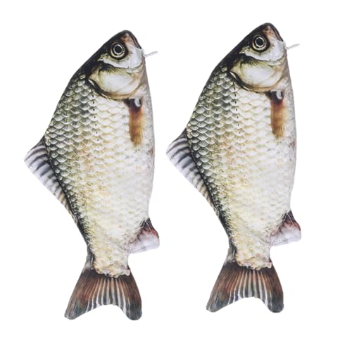 2er Satz Kreative Fisch Stift Tasche Lustige Simulation Fisch Bleistift Fall Niedliche Cartoon Schreibwaren Fall Für Kinder Mädchen Schule Büro von CIMAXIC