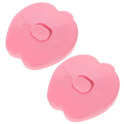 CIMAXIC 2 Stück Haarspange Babykamm -Haarschneider für Frauen Haarknallschneidewerkzeug manueller Haarschneider für manueller Splissschneider Haar Kamm haarkamm Plastik Rosa von CIMAXIC