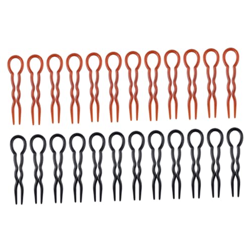 24stücke U-förmige Haarnadeln Für Hochsteckfrisuren Ergonomische Haarklammern Für Frauen Leicht Und Tragbar Haarzubehör Für Lange Haare von CIMAXIC