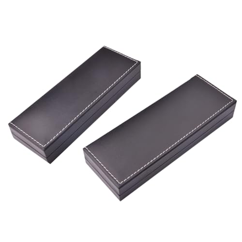 CIMAXIC 2 Stück Pu-Leder-schreibwarenboxen Tragbare Geschenkboxen Schreibwarenbehälter Für Unternehmen von CIMAXIC