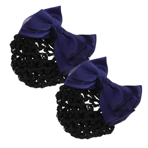 2st -chignon Haaraufsätze Haarspange Für Frauen Damen-snood- Haarschal Snood-haarnetz -haarspange Dutt-haarnetz Haarspange Mit Schleife Fräulein Stoff Koreanische Version Haarnadel von CIMAXIC