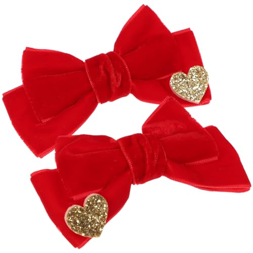 2St Haarspange Schleifen für Mädchen Baby- -Clips Haarschmuck für Kinder party zubehör kinder Babyschleife Babyschleifen Haarschleifen für Kleinkinder Rose von CIMAXIC